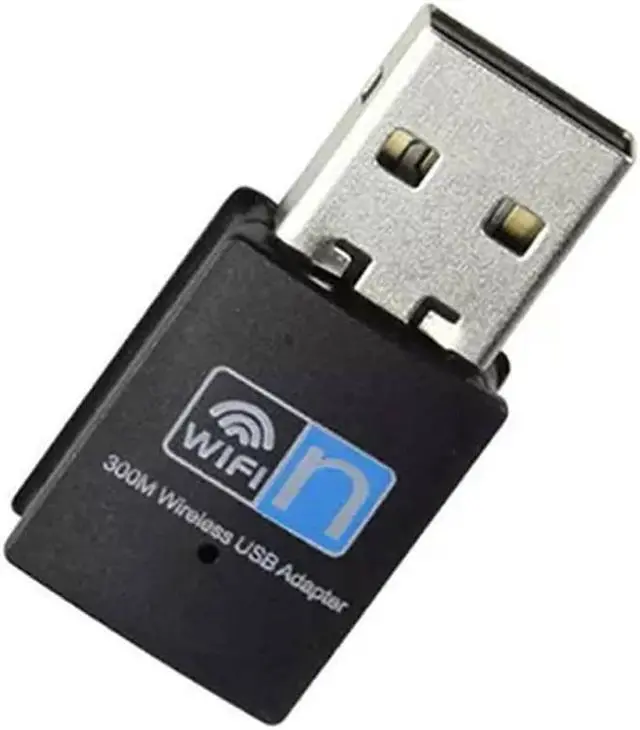 Alt view image 2 of 7 - 300Mbp USB WiFi Adapter for PC, 2.4GHz WiFi Dongle, WiFi USB, USB Wireless Adapter for Desktop/Laptop - Nano Size, Compatible with Windows Vista/XP/7/8/8.1/10, Mac OS