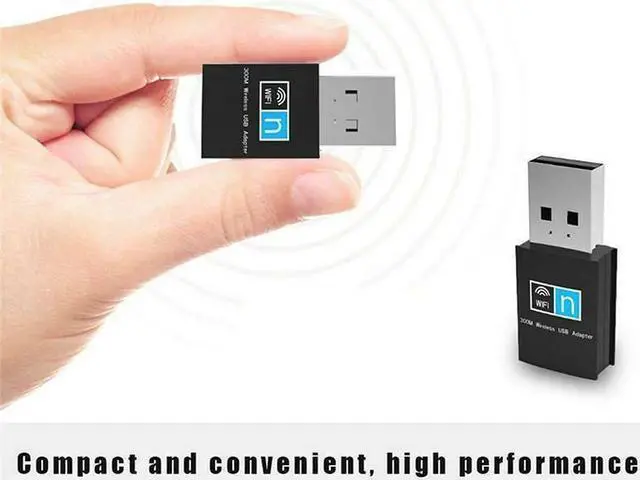 Alt view image 6 of 7 - 300Mbp USB WiFi Adapter for PC, 2.4GHz WiFi Dongle, WiFi USB, USB Wireless Adapter for Desktop/Laptop - Nano Size, Compatible with Windows Vista/XP/7/8/8.1/10, Mac OS