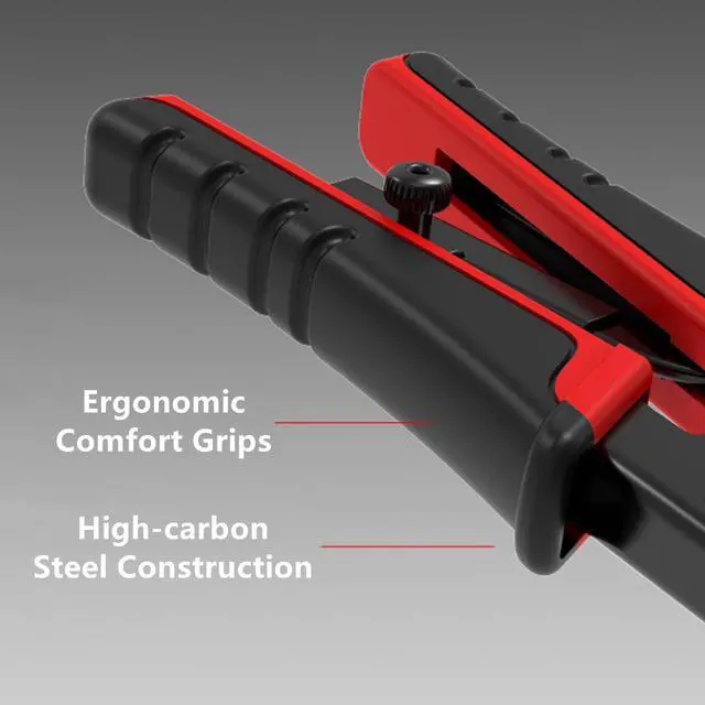 Alt view image 6 of 7 - Yankok [RJ45 RJ12 RJ11 Modular Crimper] for CAT5/5e CAT6 Network Connectors 8P/6P/4P and UTP/STP Ethernet Cables Strip Cut and Crimp Tool N5684R Red Handle (Ratcheting Mechanism. Easy to Storage)