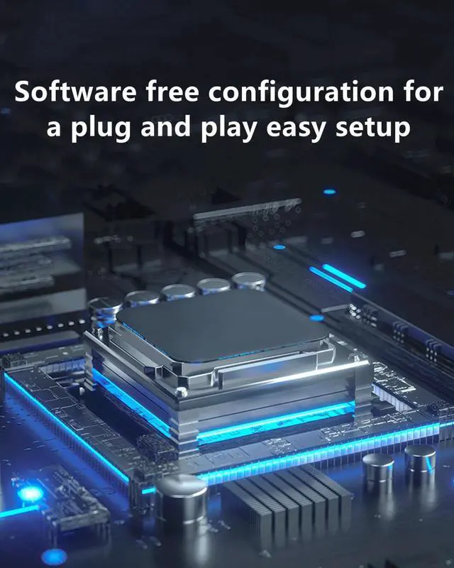 Alt view image 5 of 7 - Yankok 5 Port Gigabit Ethernet Switch 10/100 Mbps Desktop Ethernet Splitter 4 Port Device Hub and 1 Port Router Internet Connect Unmanaged Unshielded White Plug and Play with Power Adapter