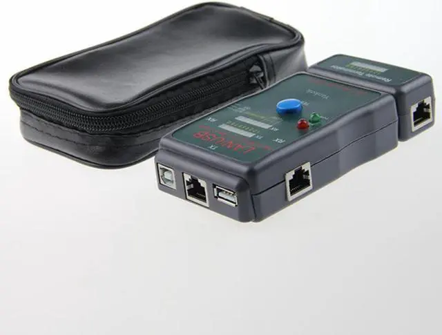 Alt view image 5 of 7 - Yankok [LAN/USB Multi-Network Modular Cable Tester] for 10Base-T (Cat5/5e, Cat6), USB (A/A, A/B), RJ45 RJ11 Modular Cables (Shielded, Unshielded), TIA-568A/568B, Token Ring and Telephone Cables Test