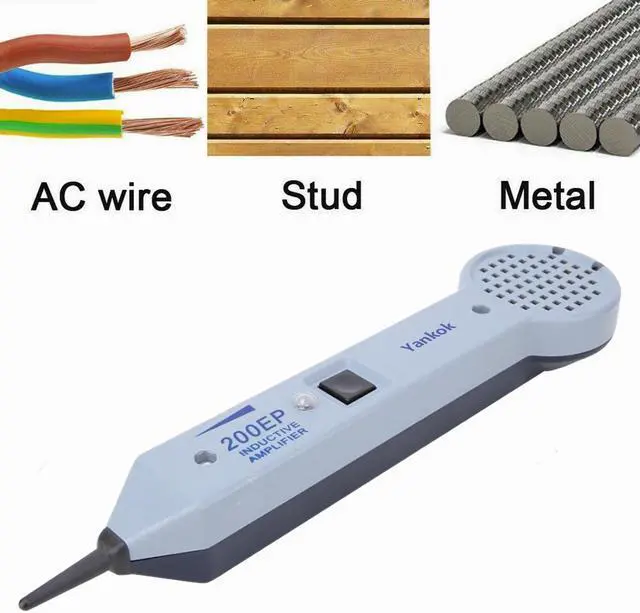 Alt view image 3 of 7 - Yankok [200EP Tone Probe w/ 701K Generator Kit] Inductive Amplifier Wire Cable Tracer to Locate Single Conductors and Cables Integrated LED Flashlight (Includes Headset Jack and User Manual)