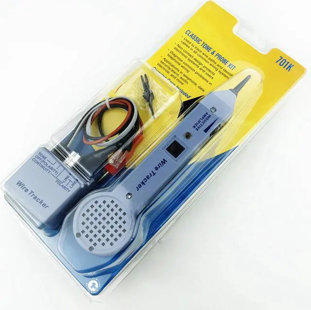 Alt view image 7 of 7 - Yankok [200EP Tone Probe w/ 701K Generator Kit] Inductive Amplifier Wire Cable Tracer to Locate Single Conductors and Cables Integrated LED Flashlight (Includes Headset Jack and User Manual)