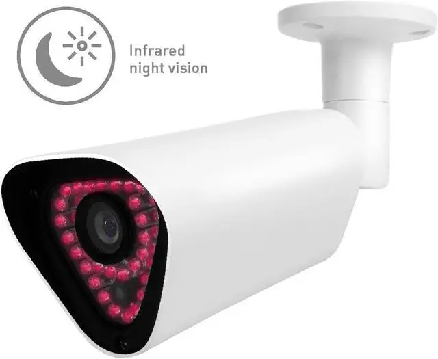 Alt view image 3 of 6 - Introducing AR4 Outdoor Bullet  Security Camera (White) Get a FREE 1-year plan exclusively on Newegg.  Enjoy continuous video recording all AI features.