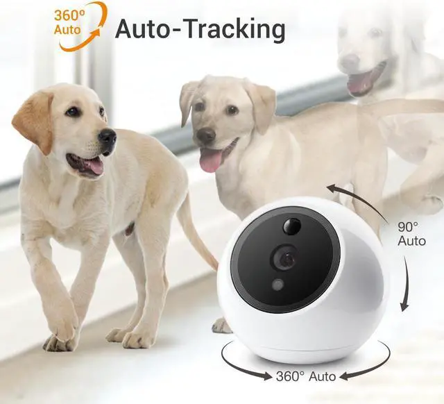 Alt view image 6 of 7 - Apollo Pet Camera (White) + 1yr Subscription to 30-day Continuous Video Recording in the cloud only on Newegg.