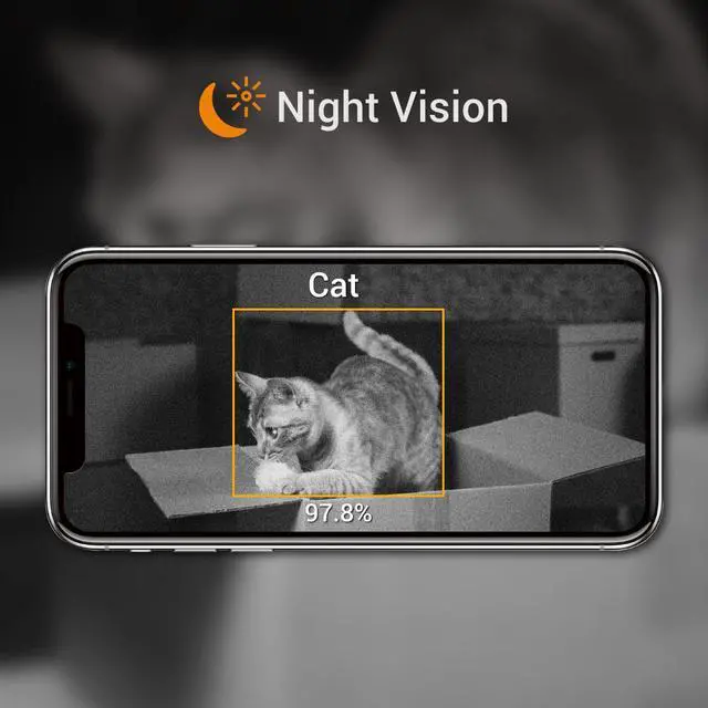 Alt view image 7 of 7 - Apollo Pet Camera (White) + 1yr Subscription to 30-day Continuous Video Recording in the cloud only on Newegg.