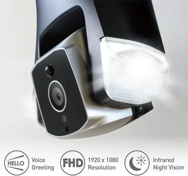Alt view image 3 of 7 - Ares Pro Outdoor Security Camera (Black) + FREE 1yr Subscription to 30-day Continuous Video Recording in the Cloud only on Newegg.