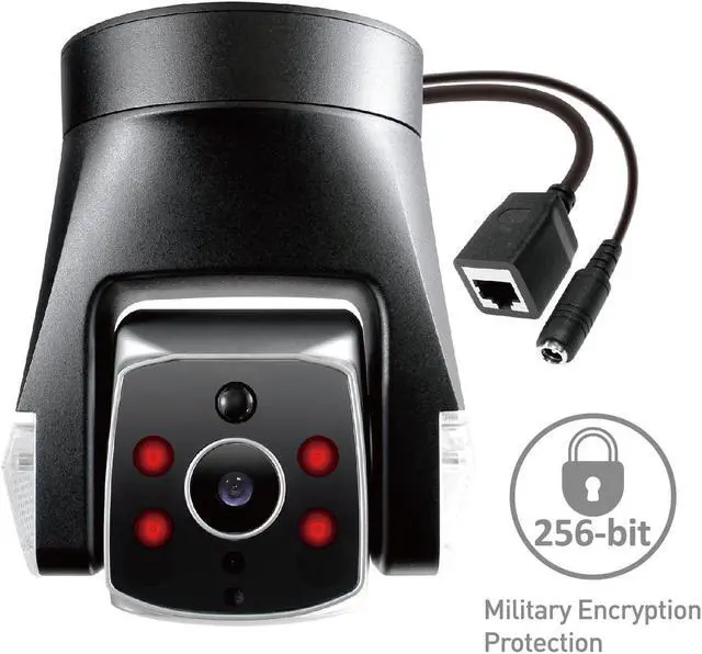 Alt view image 4 of 7 - Ares Pro Outdoor Security Camera (Black) + FREE 1yr Subscription to 30-day Continuous Video Recording in the Cloud only on Newegg.