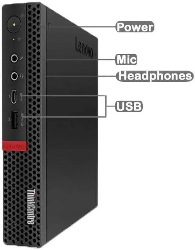 Alt view image 2 of 5 - LENOVO M920 TINY Intel Core i5-8500T 2.10 GHz, 8GB, 512GB SSD, Win 10 Pro