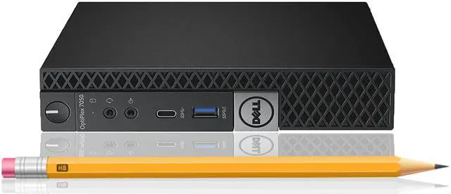 Alt view image 4 of 4 - DELL 7050 MICRO Intel Core i5-7500T 2.70 GHz, 8GB, M.2/256GB SSD, Win 10 Pro