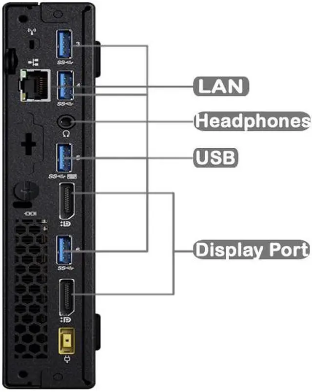 Alt view image 3 of 4 - LENOVO M910 TINY Intel Core i7-7700T 2.90 GHz, 8GB, 256GB SSD, Win 10 Pro