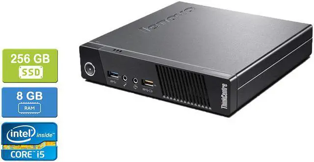 Main image of LENOVO M93 TINY Intel Core i5-4570T 2.90 GHz, 8GB, 256GB SSD, Win 10 Pro