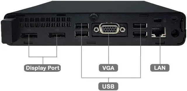 Alt view image 2 of 3 - HP 800 G4 MINI Intel Core i5-8500 3.00 GHz, 8GB, 256GB SSD, Win 10 Pro