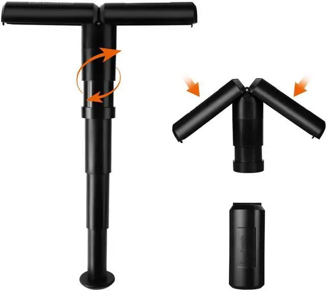 Alt view image 7 of 7 - Outdoor lightweight portable folding chair stool portable folding standing seat adjustable chair stool seat with pocket For outdoor camping fishing trip hiking mountaineering BBQ fishing chair portabl
