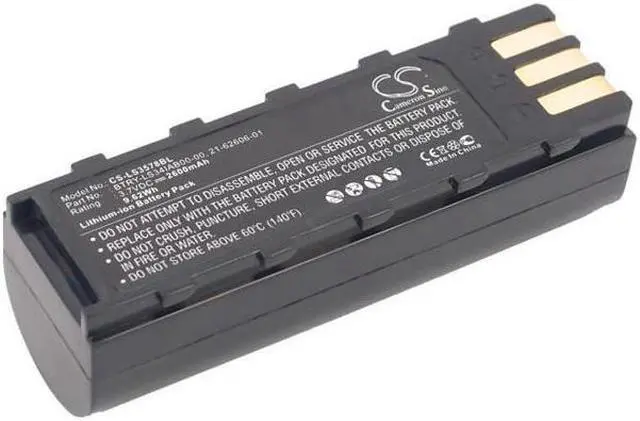 Alt view image 6 of 6 - Battery for Symbol Motorola 21-62606-01 KT-BTYMT-01R MT2000 MT2070 DS3478 LS3578
