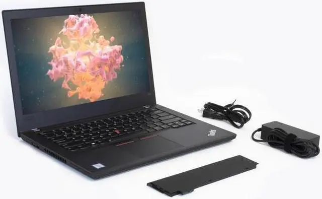 Alt view image 6 of 6 - Lenovo ThinkPad T480 Notebook, 14" FHD Display, Intel Core i7-8650U Upto 4.2GHz, 16GB RAM, 128GB NVMe SSD, NVIDIA GeForce MX150, HDMI, Thunderbolt, Card Reader, Wi-Fi, Bluetooth, Windows 10 Pro