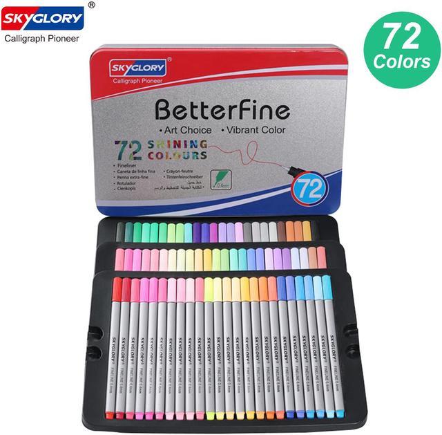 Bview Art Colored Pens Fine Point Markers Fine Tip Drawing Pens Fineliner  Pen for Journaling Writing Note Art Office