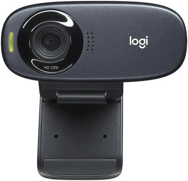 Alt view image 7 of 7 - Logitech C310 HD Webcam 720P Video Call Web Cam Desktop Laptop Monitor Webcam Widescreen Web Camera With Noise-Reducing Mic Clip For Window 7 8 10