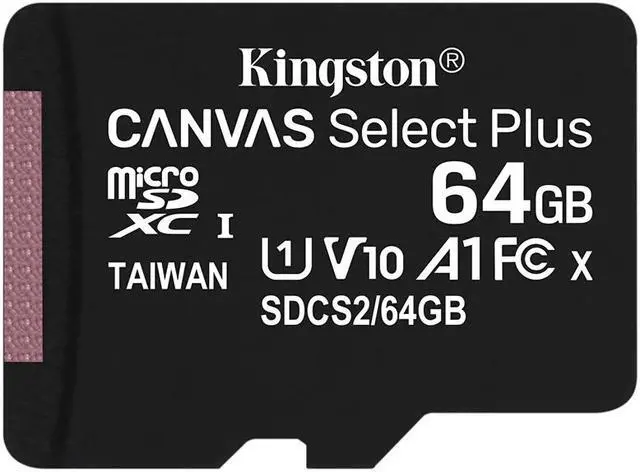 Main image of Kingston 64GB 100MB/s SDCS2 Class10 UHS-1 U1 V10 A1 Micro SD TF Card Memory Card