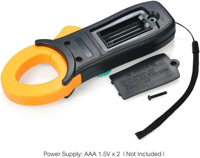 Alt view image 2 of 7 - NJTY Digital Clamp Meter 2000 Counts Auto Range Multimeter with NCV Test AC/DC Voltage AC Current Portable Handheld Multimeter LCD Display Measuring Resistance Continuity Diode