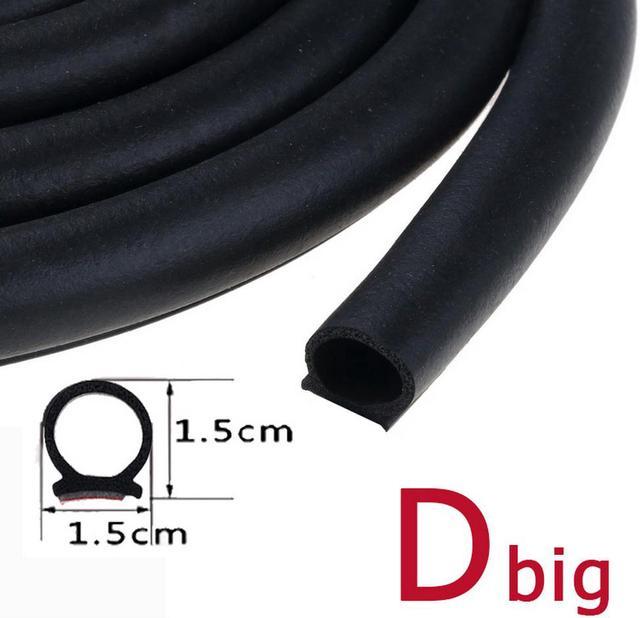 Big D Small D Z P Type Car Door Seal Strip EPDM Foam Rubber Gasket Weather  Strip - China Rubber Seals, Rubber Strip