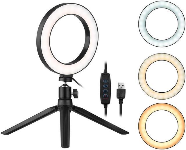 6 inch desktop led ring light