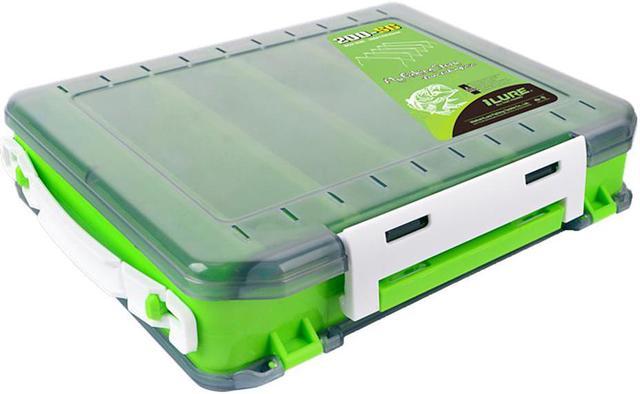 Tackle Box Fishing Box Organizer Double Sided Lure Box Clear Organizers and  Storage