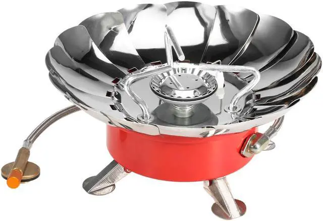 Lixada Windproof Piezo Ignition Gas Stove Outdoor Cooking Gas Burner with  Extended Pipe for Camping Picnic BBQ - Newegg.com