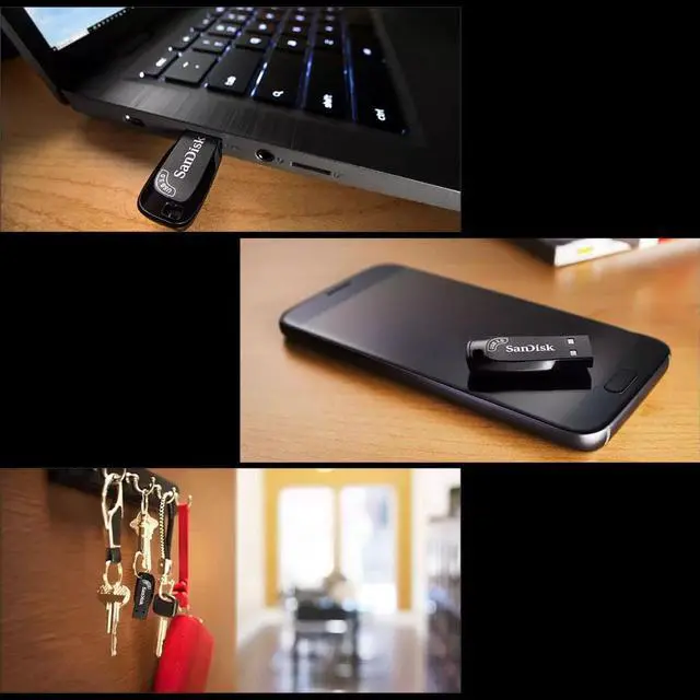 Alt view image 5 of 7 - SanDisk CZ410 32GB USB3.0 U Disk High-speed USB Flash Drive up to 100MB/s Read Speed AES128-bit Encryption Portable U Disk