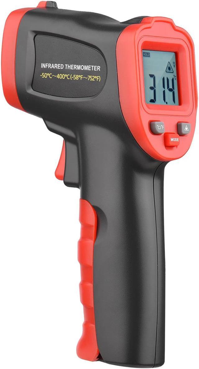 50400 /-58752 Infrared Thermometer IR Laser Thermometer Handheld  Non-Contact Digital Temperature Tester Pyrometer Temperature Gun for Kitchen  Cooking BBQ Chocolate Pizza Industrial[Non-Body 