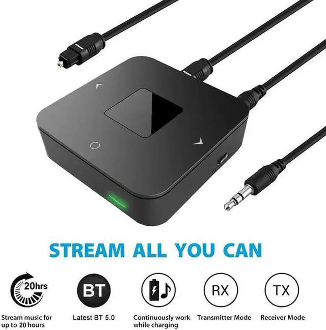 Main image of Bluetooth 5.0 Wireless Transmitter Receiver CSR8670 2 in 1 BT 5.0 Wireless o Adapter 3.5mm SPDIF for Music TV Compute