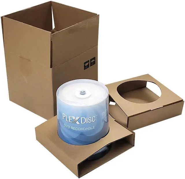 Alt view image 2 of 7 - PlexDisc 16X DVD-R 4.7GB Logo Top Blank Media Recordable Disc 632-815-BX, 100 Discs