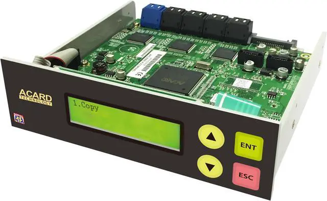 Main image of Acard 1 to 11 Controller for DVD/CD Disc Copy Duplicator + sata Cables