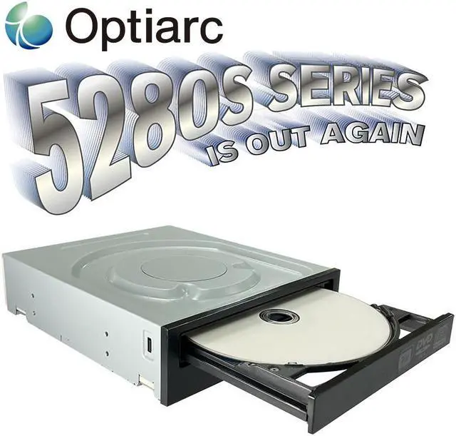 Alt view image 3 of 7 - Optiarc 5280S-CB-ROBOT 24X SATA Internal CD DVD Optical Drive Burner with Extended Tray for Compatibility with Robotic autoloaders (BULK)