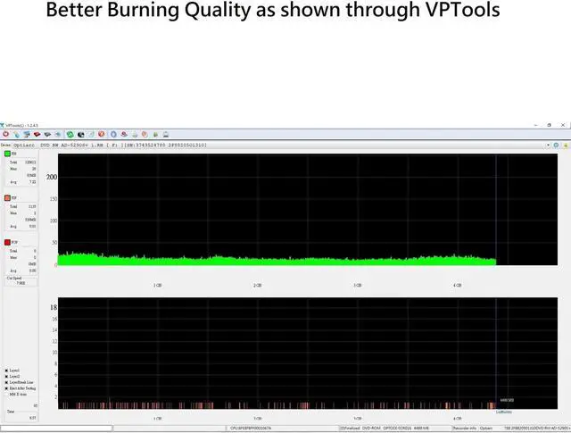 Alt view image 4 of 6 - Vinpower Digital DVD-R 4.7GB 16x Silver Top Recordable Media - 100 Disc Cake Box Spindle
