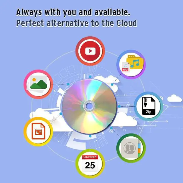 Alt view image 5 of 6 - Vinpower Digital DVD-R 4.7GB 16x Silver Top Recordable Media - 100 Disc Cake Box Spindle