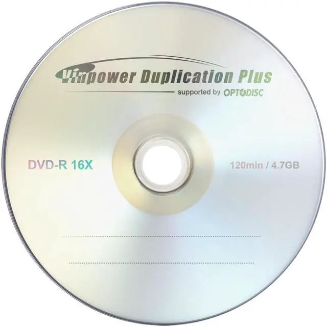Alt view image 2 of 6 - Vinpower Digital DVD-R 4.7GB 16x Branded Logo Recordable Media Disc - 100 Disc Cake Box Spindle FFP 132-815-BX