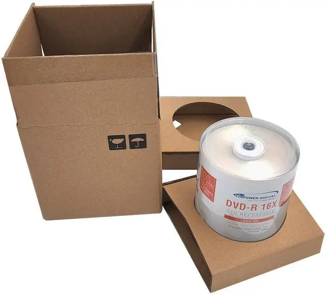 Alt view image 3 of 6 - Vinpower Digital DVD-R 4.7GB 16x Branded Logo Recordable Media Disc - 100 Disc Cake Box Spindle FFP 132-815-BX