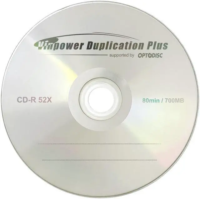 Alt view image 3 of 7 - Vinpower Digital Logo Top Blue AZO CD-R 700MB 52X Recordable Media Disc 100pk Cake Box (FFB), 100 Discs