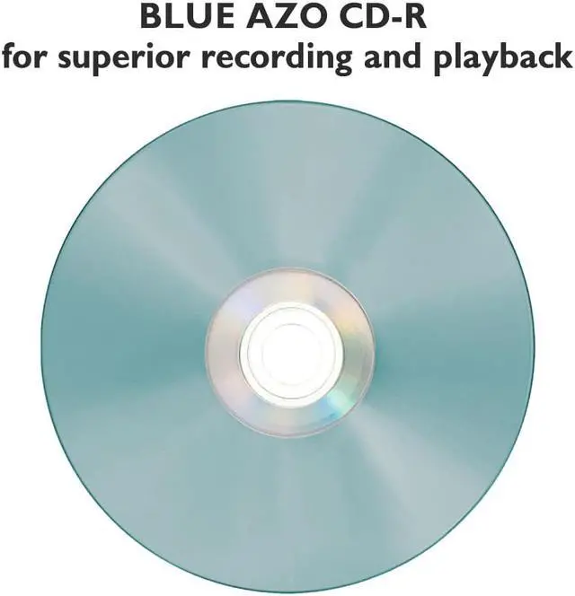 Alt view image 4 of 7 - Vinpower Digital Logo Top Blue AZO CD-R 700MB 52X Recordable Media Disc 100pk Cake Box (FFB), 100 Discs