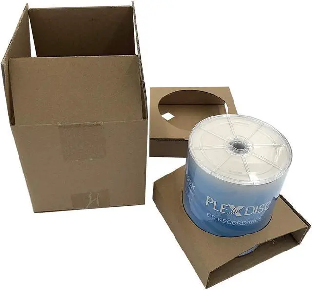 Alt view image 2 of 6 - PlexDisc CD-R 700MB 52X White Inkjet Hub Printable Recordable Media - 100pk (no Container) FFB 631-217-BX, 100 Discs