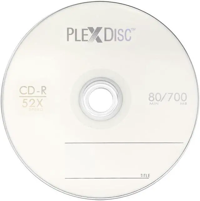 Alt view image 2 of 7 - PlexDisc CD-R 700MB 52X Logo Top Recordable Media - 50pk Cake Box (FFP) 631-814-BX, 50 Discs