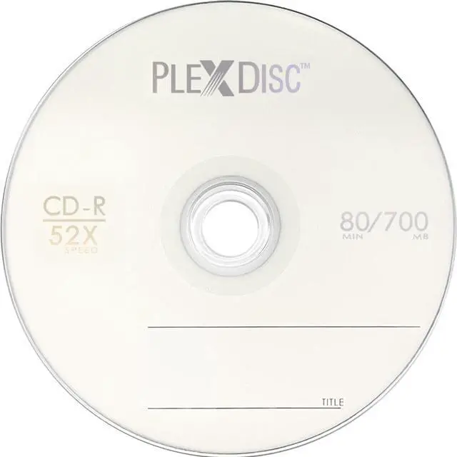 Alt view image 3 of 7 - PlexDisc CD-R 700MB 52X Logo Top Recordable Media - 100pk (no Container) FFP 631-817-BX, 100 Discs