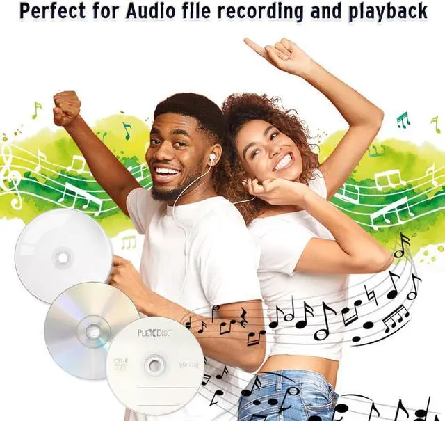 Alt view image 5 of 7 - PlexDisc CD-R 700MB 52X Logo Top Recordable Media - 100pk (no Container) FFP 631-817-BX, 100 Discs