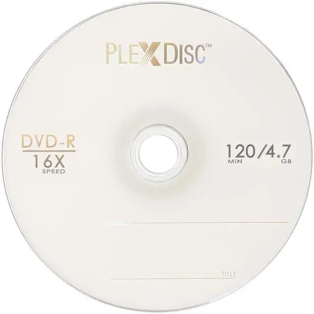 Alt view image 2 of 7 - PlexDisc DVD-R 4.7GB 16x Logo Branded Recordable Media - 50pk cake box (FFP) 632-814-BX, 50 Discs