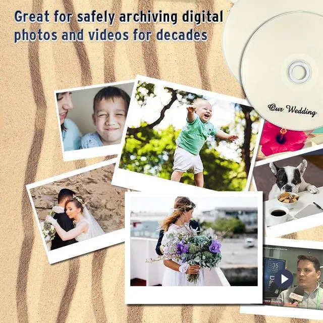 Alt view image 7 of 7 - PlexDisc TY Series Blue CD-R 52X 700MB Digital Audio Logo Top Recordable Media Disc - 50pk Cake Box 669-814-BX (FFB), 50 Discs