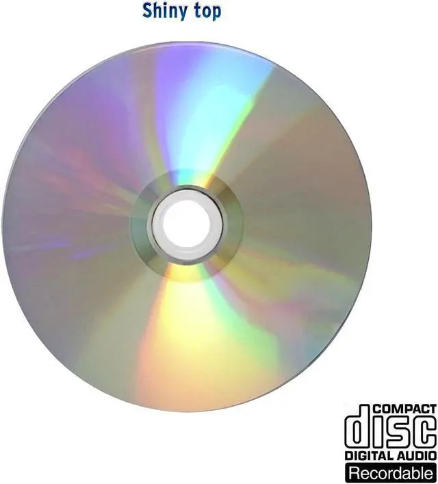 Alt view image 3 of 7 - Optical Quantum Digital Audio Silver Top 700MB 52x Blue AZO CD-R with Noise Free Playback for Optimal Audio Music recording, 100 Discs