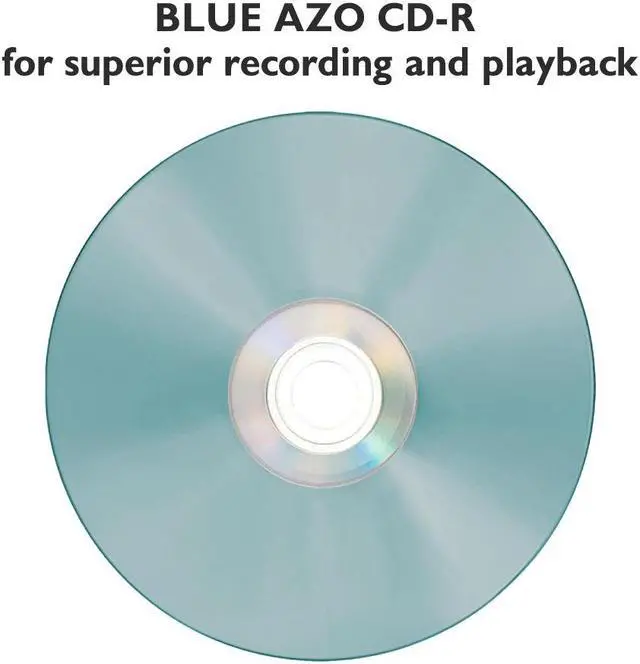 Alt view image 4 of 7 - Optical Quantum Digital Audio Silver Top 700MB 52x Blue AZO CD-R with Noise Free Playback for Optimal Audio Music recording, 100 Discs