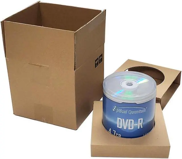 Alt view image 2 of 5 - Optical Quantum DVD-R 4.7GB 16x Shiny Silver Top Media Disc - 100 Disc Spindle OQDMR16ST-BX