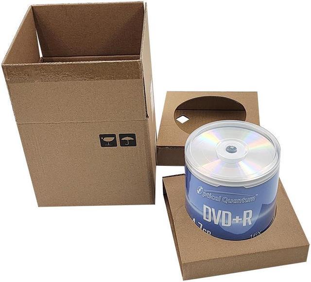 Alt view image 2 of 7 - Optical Quantum 16X 4.7 GB DVD+R Blank Media Silver Top, 100-Disc Spindle OQDPR16ST-BX
